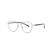 Оправа TWINZ 2124 Bright Silver, металл, фильтр синего цвета