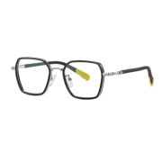 Оправа TWINZ TJ856 Bright Black, TR-90+Metal, фильтр синего цвета