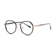 Оправа TWINZ TJ808 Bright Black, TR-90+Metal, фильтр синего цвета