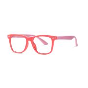 Оправа TWINZ ZC823 Bright Solid Pink, детская, TR-90, фильтр синего цвета