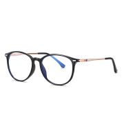 Оправа TWINZ ST6911 Bright Black, TR-90+Metal, фильтр синего цвета