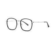 Оправа TWINZ TJ846 Bright Black Silver, TR-90+Metal, фильтр синего цвета