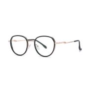 Оправа TWINZ TJ838 Gold and Black, TR-90+Metal, фильтр синего цвета