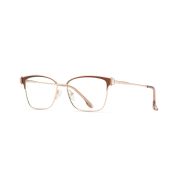 Оправа TWINZ JS8612 Gold and Coffee, металл