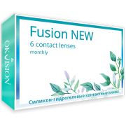 МКЛ OKVision Fusion New (-1.75), силик.-гидрог., асферич.,1 мес, H2o-45%, Dk/t-125; BC-8,6; D=14,2мм